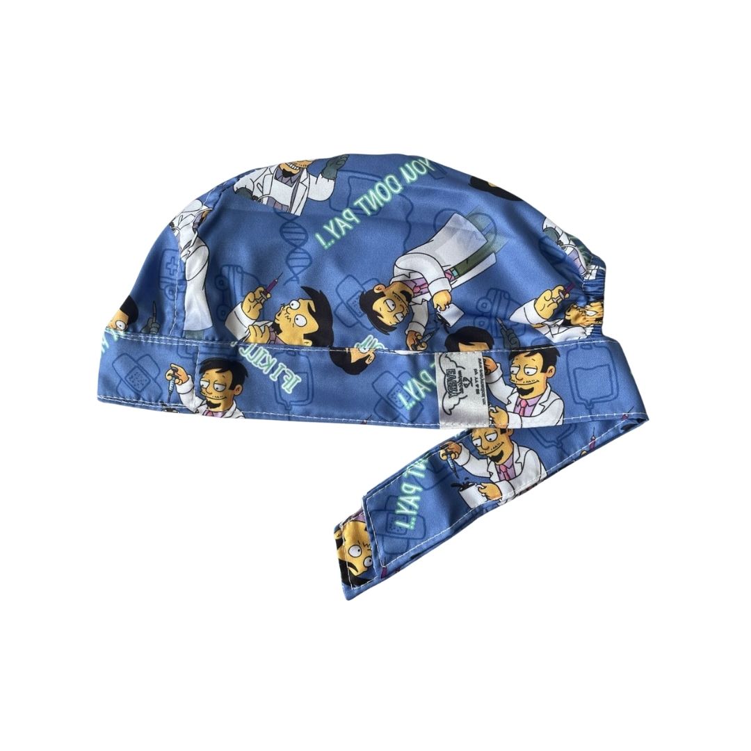 Gorro Medico Quirúrgico Dr. Nick Rivera Cirugía - The simpsons - Every Medical -  Dr. Gorrito