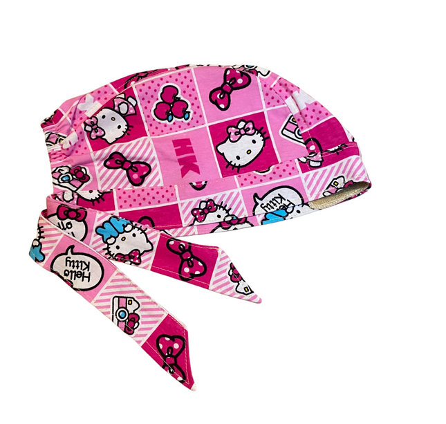 Gorro Quirúrgico Hello Kitty Rosa Cordones - Antisudor - Every Medical -  Dr. Gorrito