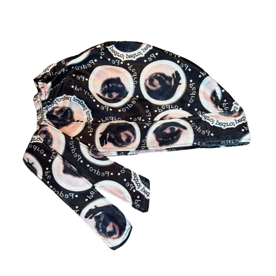 Gorro Medico Quirúrgico Mapache Pedro, Pedro, Pedro! Tiktok