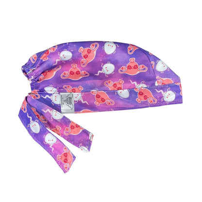 Gorro Medico Quirúrgico - Útero -Lila