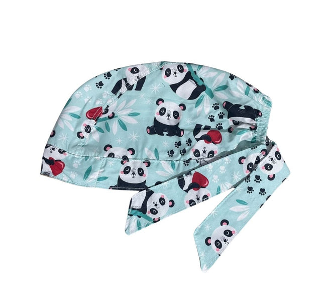 Gorro Medico Quirúrgico - Panda - Enfermería Hospital - Negro
