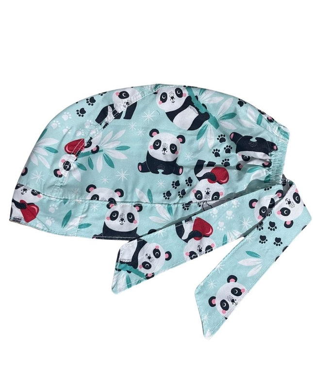 Gorro Medico Quirúrgico - Panda - Enfermería Hospital - Negro