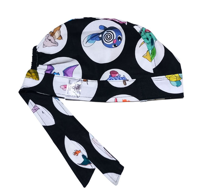 Gorro Medico Quirúrgico CARICATURA ANIMALITOS EN ESFERAS