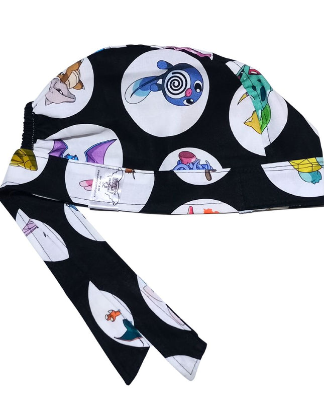 Gorro Medico Quirúrgico CARICATURA ANIMALITOS EN ESFERAS