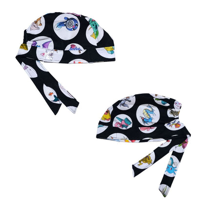Gorro Medico Quirúrgico CARICATURA ANIMALITOS EN ESFERAS