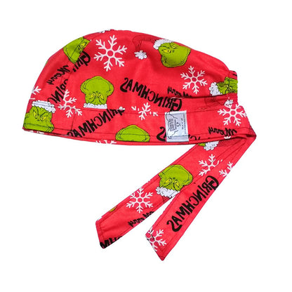 Gorro Medico Quirúrgico NAVIDAD, ODIO LA NAVIDAD Rojo2