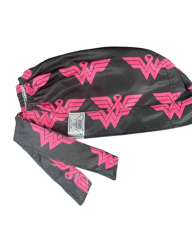 Gorro Medico Quirúrgico - Lucha Contra El Cáncer De Mama - Negro 2