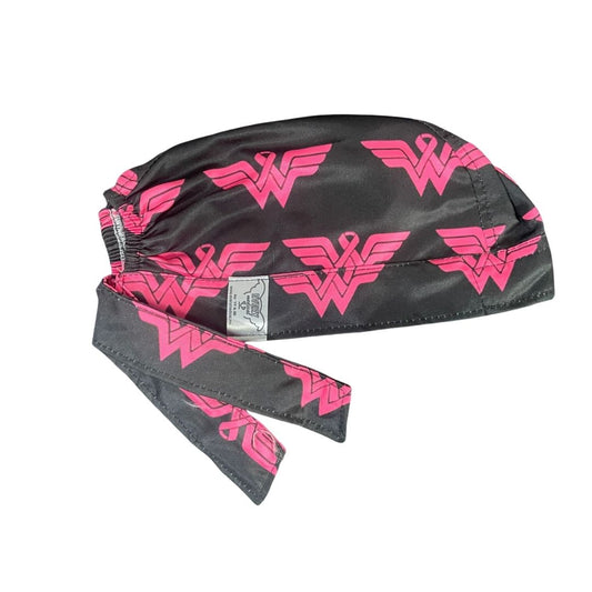 Gorro Medico Quirúrgico - Lucha Contra El Cáncer De Mama - Negro 2
