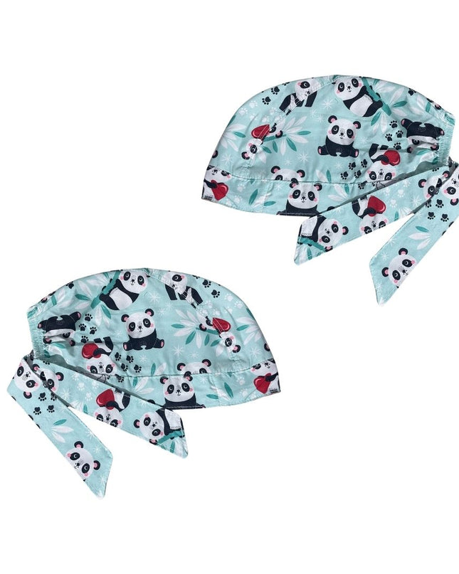 Gorro Medico Quirúrgico - Panda - Enfermería Hospital - Negro