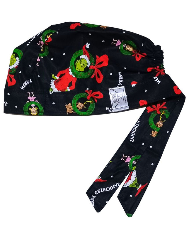 Gorro Medico Quirúrgico NAVIDAD, ODIO LA NAVIDAD NEGRO 5
