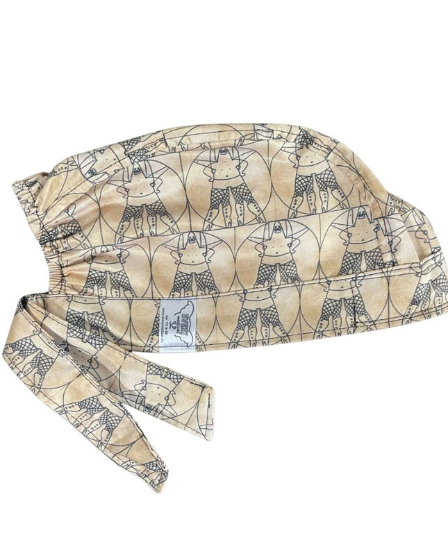 Gorro Medico Quirúrgico - Patricio - Bob Esponja - Beige