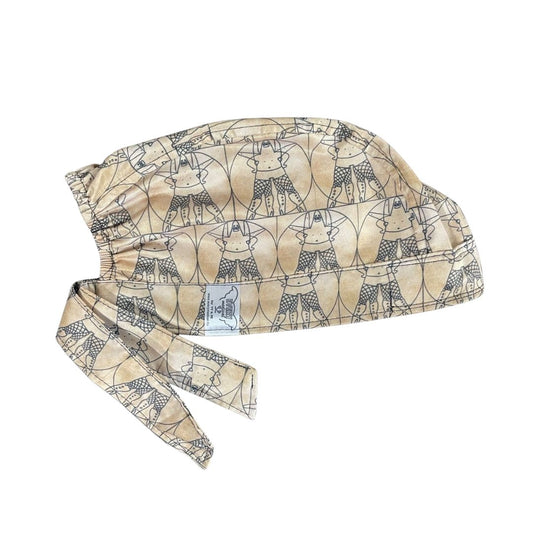 Gorro Medico Quirúrgico - Patricio - Bob Esponja - Beige