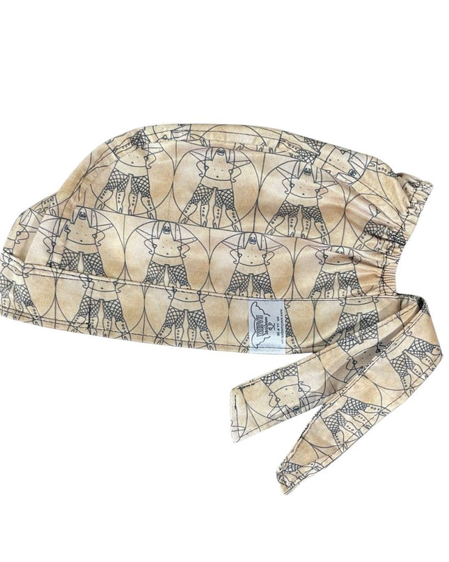 Gorro Medico Quirúrgico - Patricio - Bob Esponja - Beige