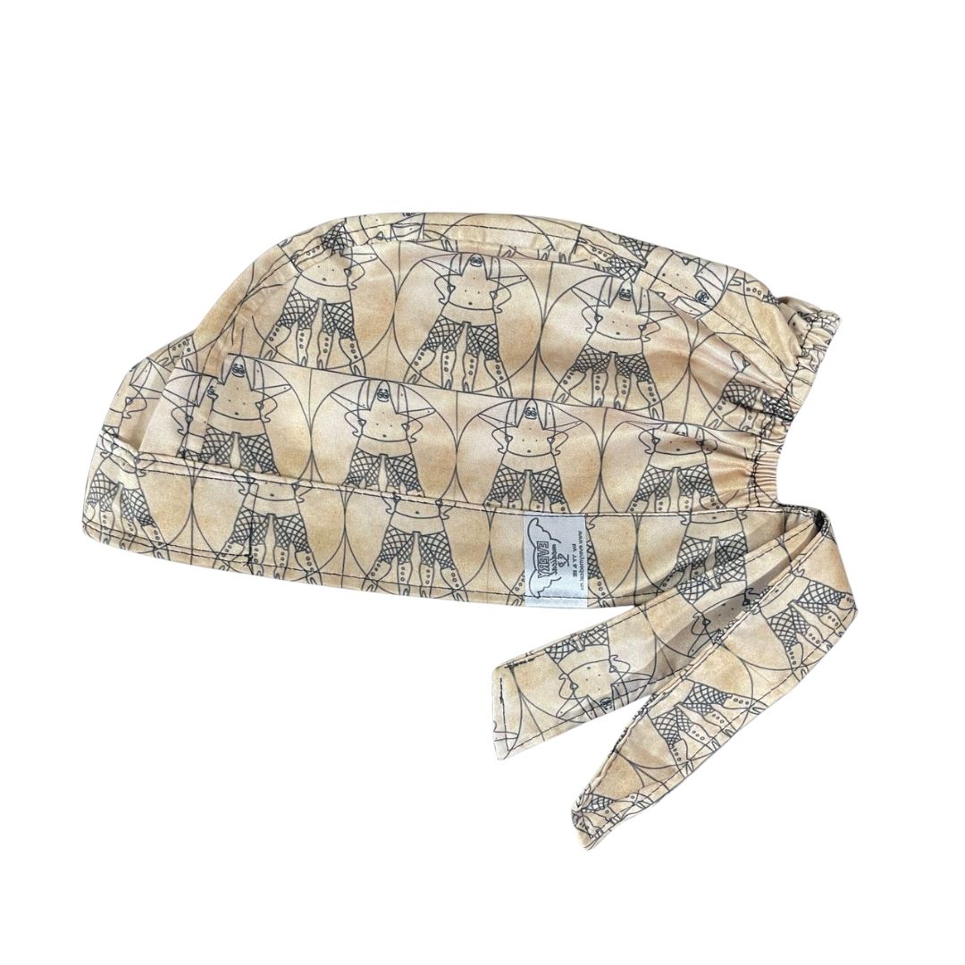 Gorro Medico Quirúrgico - Patricio - Bob Esponja - Beige
