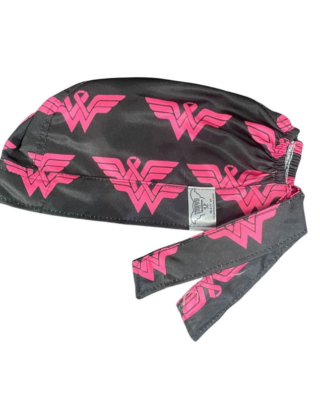 Gorro Medico Quirúrgico - Lucha Contra El Cáncer De Mama - Negro 2
