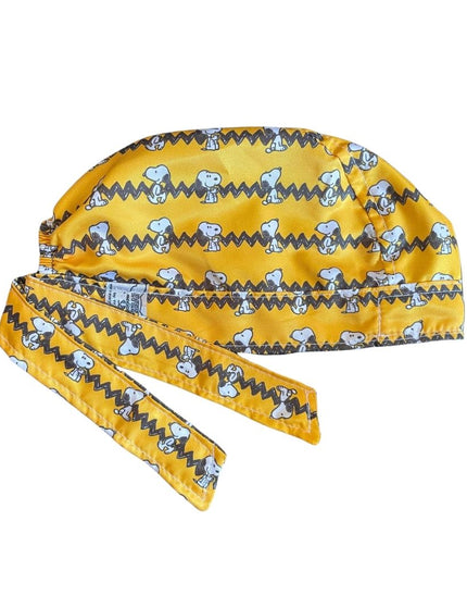 Gorro Medico Quirúrgico - Snoopy - Amarillo