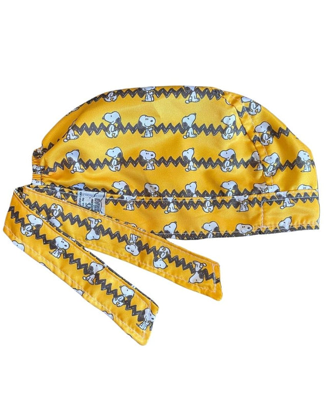 Gorro Medico Quirúrgico - Snoopy - Amarillo