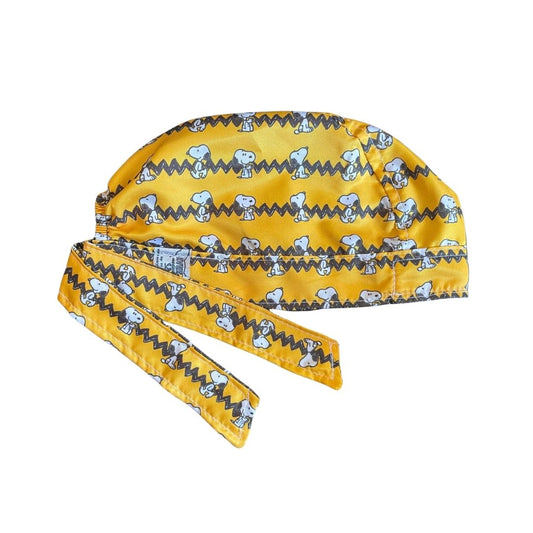 Gorro Medico Quirúrgico - Snoopy - Amarillo
