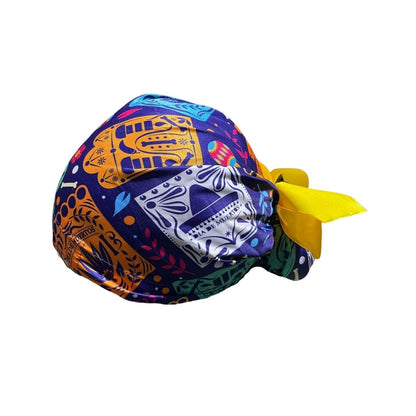 Gorro Medico Quirúrgico - Día De Muertos - Halloween - Papel Picado - Listón