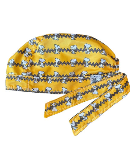 Gorro Medico Quirúrgico - Snoopy - Amarillo