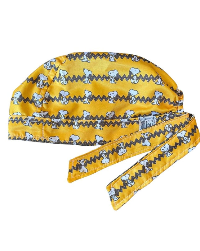 Gorro Medico Quirúrgico - Snoopy - Amarillo