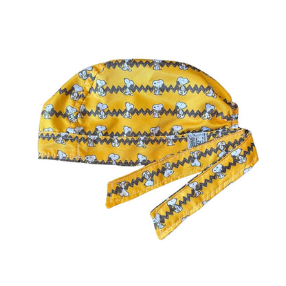 Gorro Medico Quirúrgico - Snoopy - Amarillo