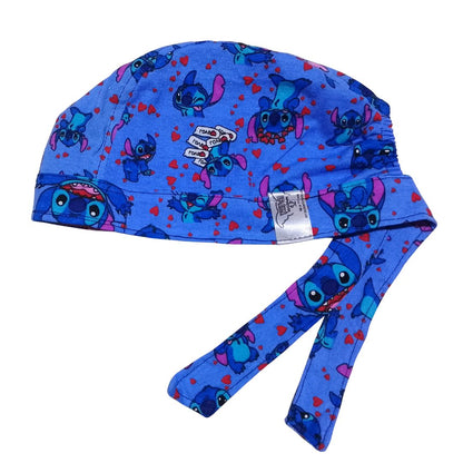 Gorro Quirúrgico animalito pelicula - Azul Marino corazones