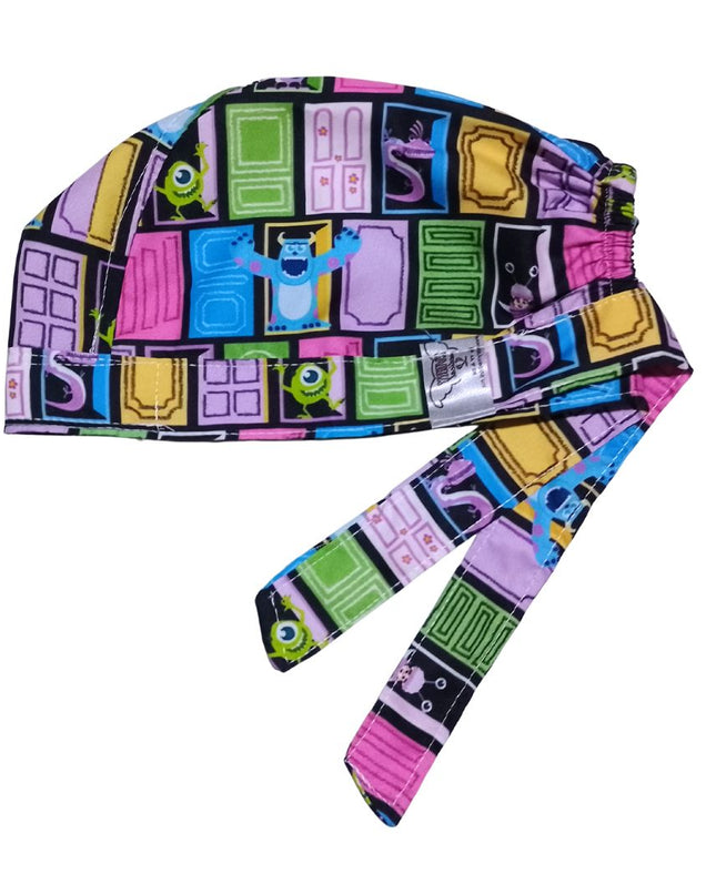 Gorro Quirúrgico Monsters Cordones - Antisudor Pertas Algodón