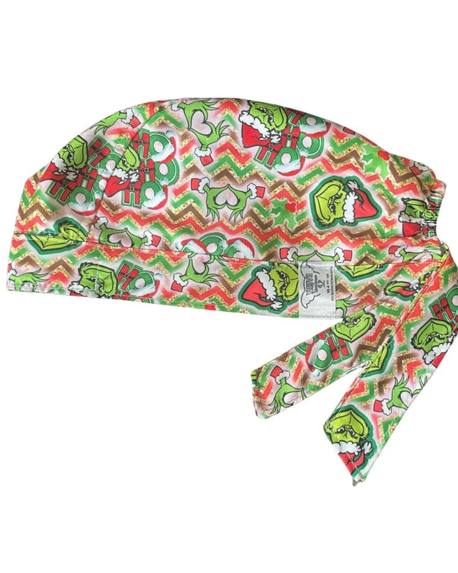 Gorro Medico Quirúrgico - It´s The Grinch - Navidad - Verde