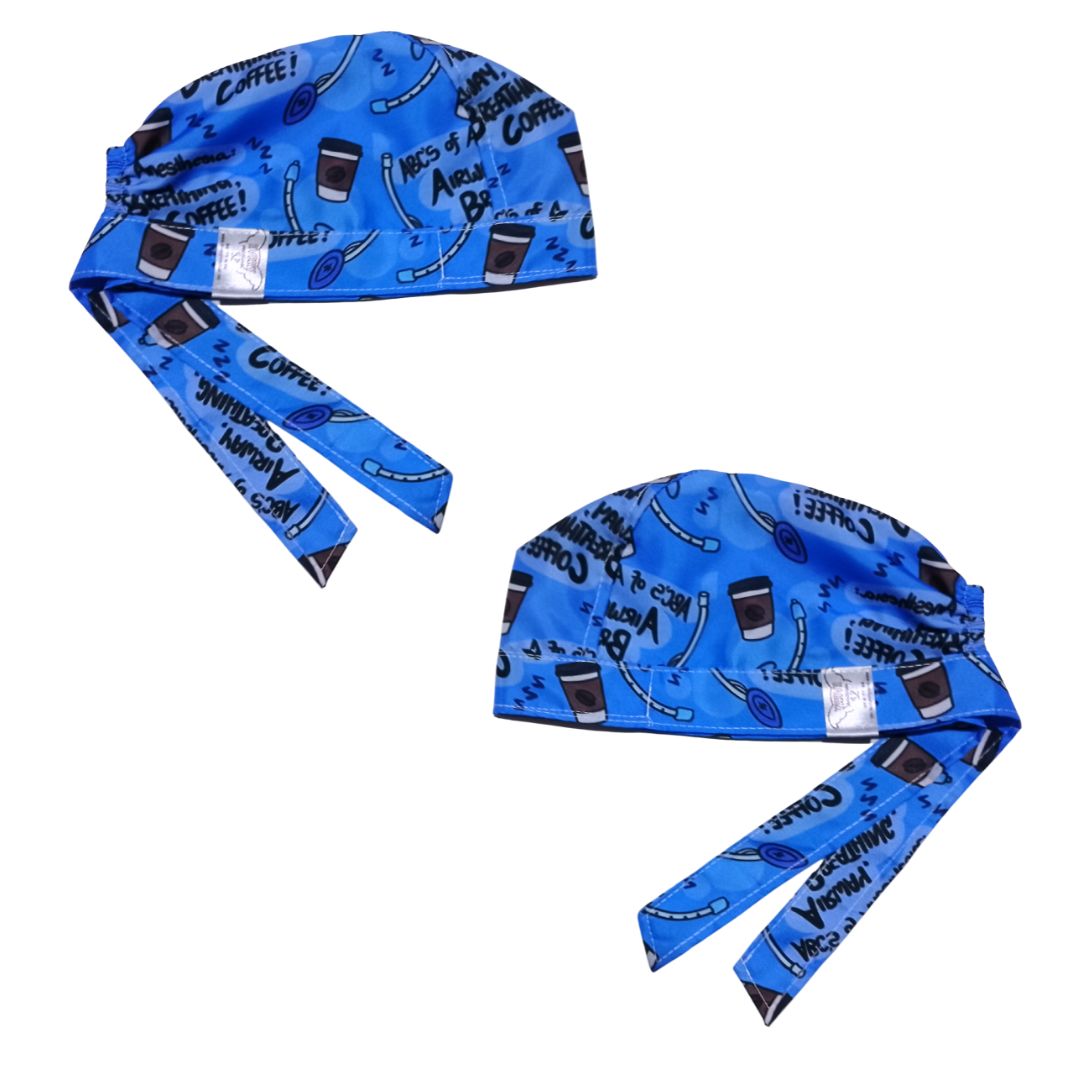 Gorro Medico Quirúrgico Anestesiologia Azul Rey