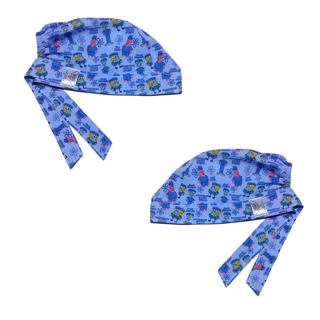 Gorro Quirúrgico Antifluidos Patricio - Bob | Médico Celeste