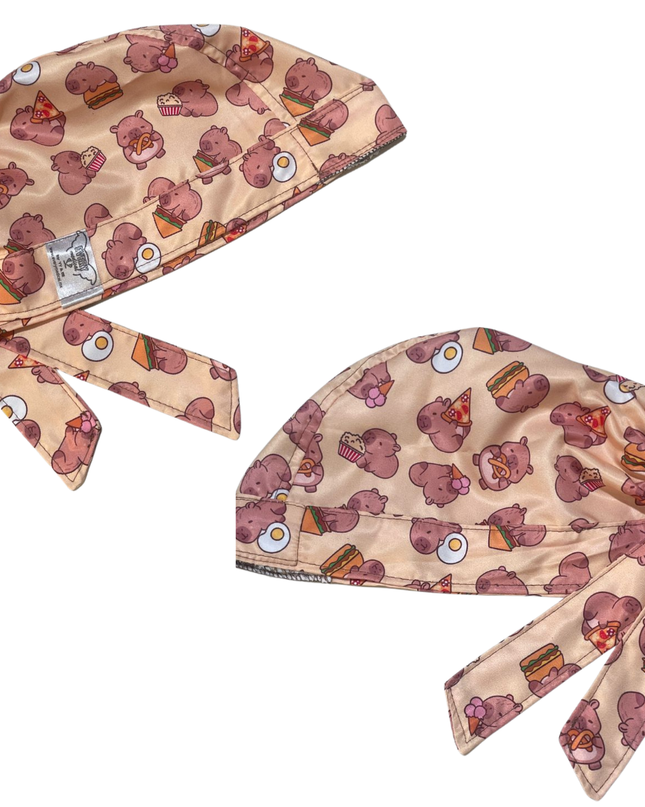 Gorro Medico Quirúrgico Capibara - Carpincho Doctor Hospital Beige Antifluido Unitalla