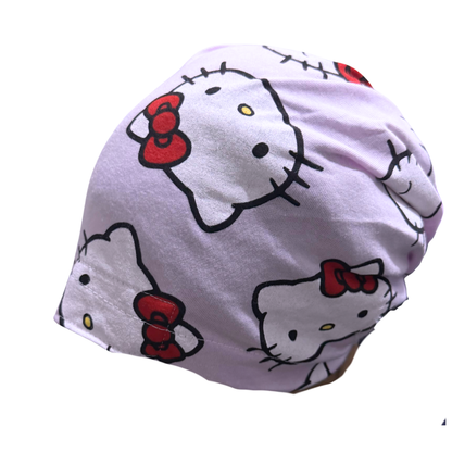 Gorro Quirúrgico Hello Kitty Rosa Listones - Antisudor