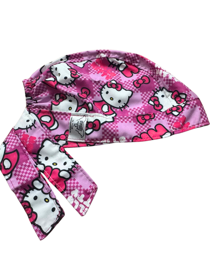 Gorro Quirúrgico Medico Kitty (2) - Antifluidos-antisudor - cuadros