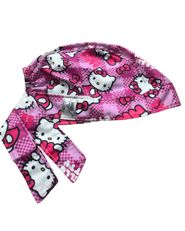 Gorro Quirúrgico Medico Kitty (2) - Antifluidos-antisudor - cuadros