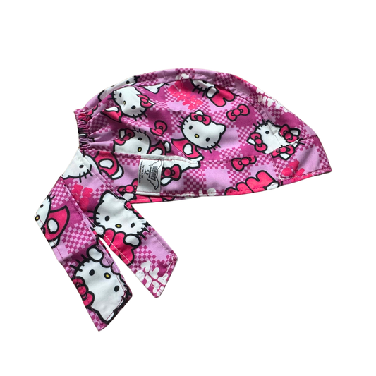 Gorro Quirúrgico Medico Kitty (2) - Antifluidos-antisudor - cuadros