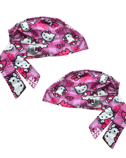 Gorro Quirúrgico Medico Kitty (2) - Antifluidos-antisudor - cuadros