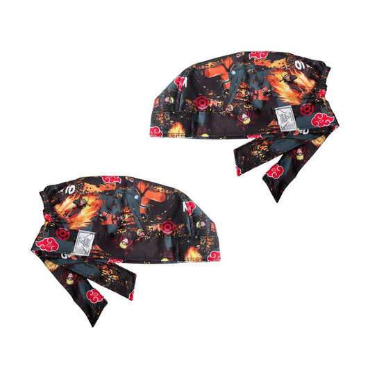 Gorro Quirúrgico - Naruto - Comics - Negro
