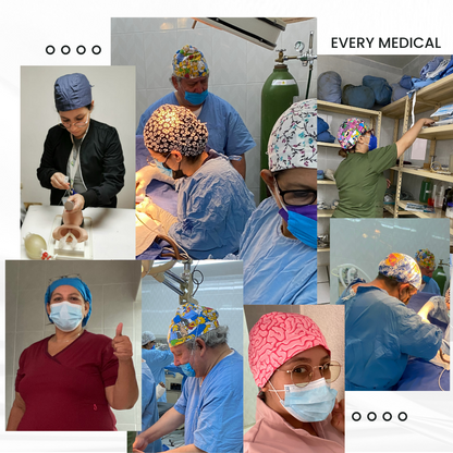 Gorro Medico Quirúrgico - Dia Del Prematuro - 17 Nov - Lila