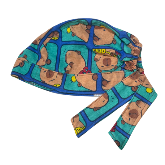 Gorro Medico Quirúrgico Capibara - Carpincho Doctor Hospital Verde Antifluido Unitalla