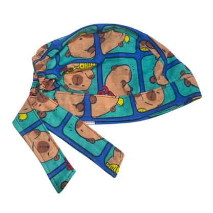 Gorro Medico Quirúrgico Capibara - Carpincho Doctor Hospital Verde Antifluido Unitalla