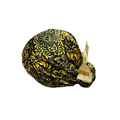 Gorro Quirúrgico - Tipo Bordado Mexicano - Dorado