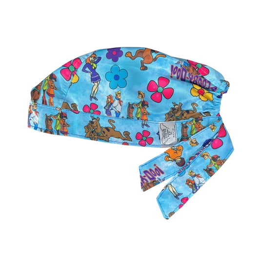Gorro Medico Quirúrgico - Estampado - Scooby Doo - Celeste