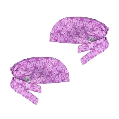 Gorro Medico Quirúrgico - Lucha Contra El Cáncer De Mama - Lila