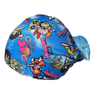 Gorro Quirúrgico Medico Chicas Super Poderosas - Listones Azul marino