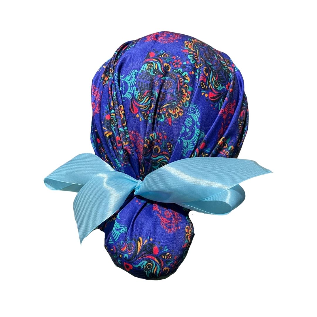 Gorro Medico Quirúrgico - Día De Muertos - Halloween - CATRINA - Listón