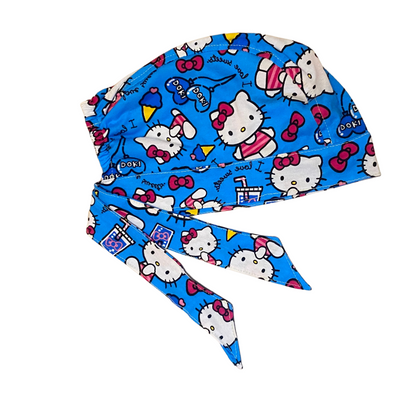 Gorro Quirúrgico Hello Kitty Azul Cordones - Antisudor - Every Medical -  Dr. Gorrito