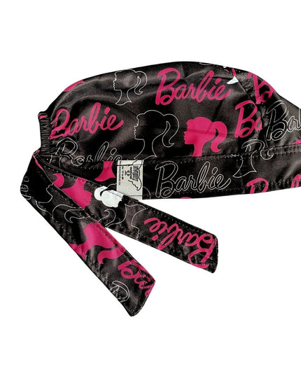 Gorro Medico Quirúrgico - Rosa / Barbie - La Pelicula - Negro