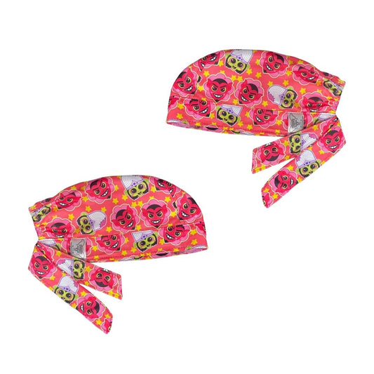 Gorro Medico Quirúrgico - Mojo Jojo - Las Chicas Super Poderosas - Rosa Oscuro