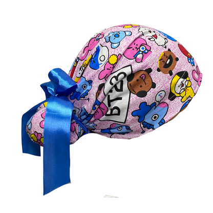 Gorro Medico Quirúrgico Bts Rosa - Listones - Antisudor - Every Medical -  Dr. Gorrito